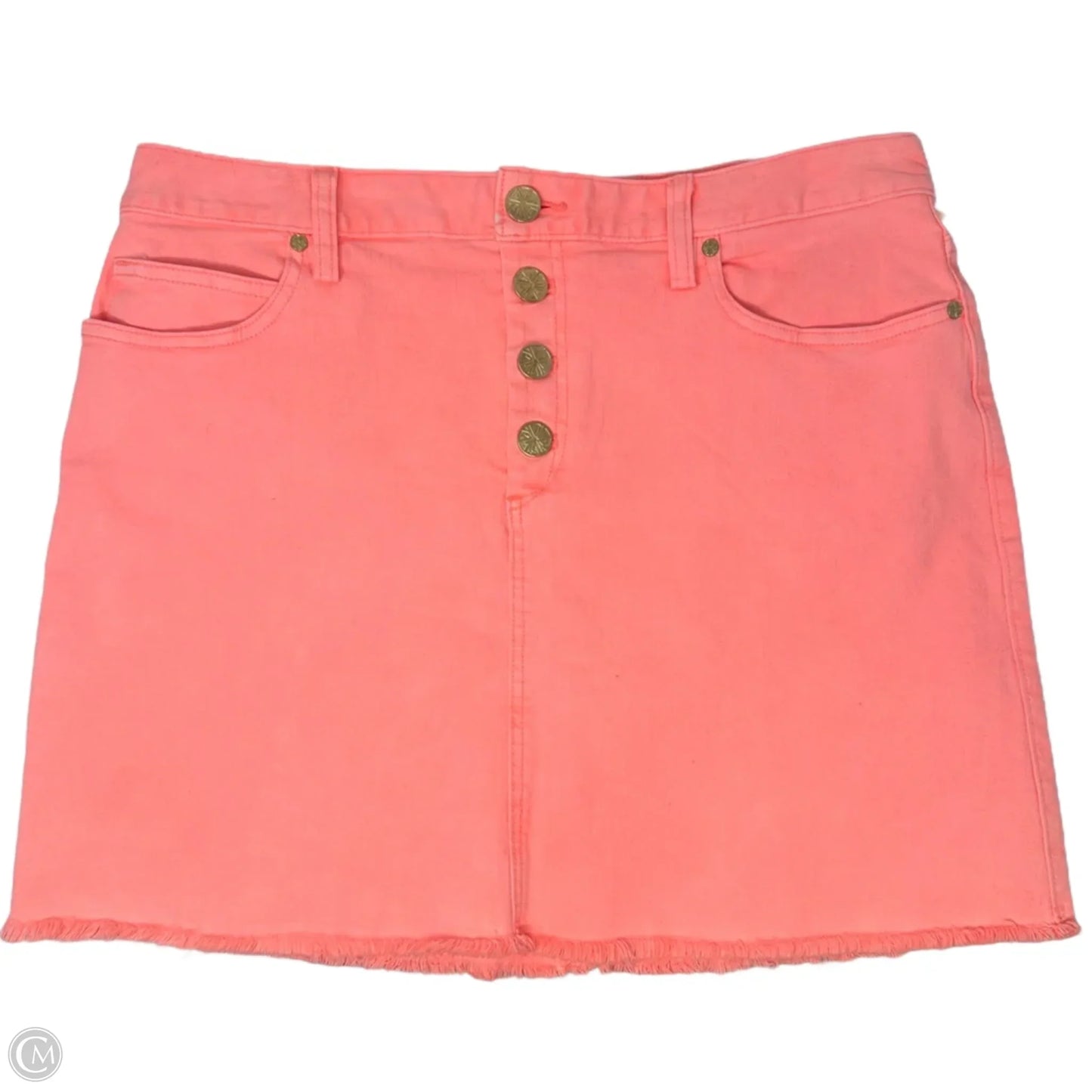 Skirt Designer By Lilly Pulitzer In Orange, Size: 12