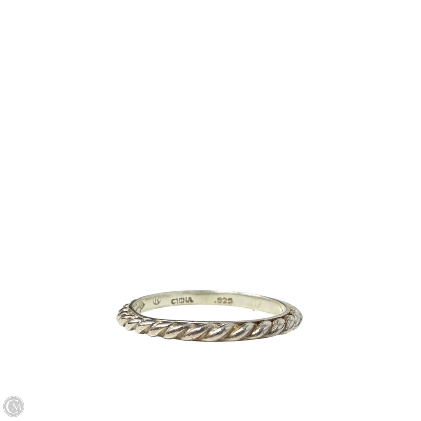 Belle Fleur Sterling Silver Twisted Stacking Ring By Silpada, Size: 7