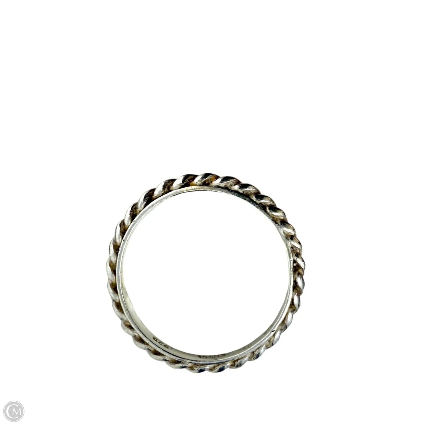Belle Fleur Sterling Silver Twisted Stacking Ring By Silpada, Size: 7