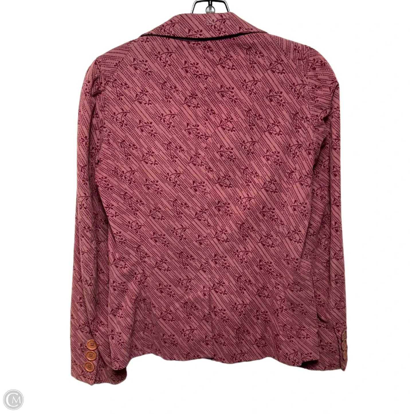Corduroy Blazer Luxury Designer By Marc Jacobs In Pink & Red, Size: 4