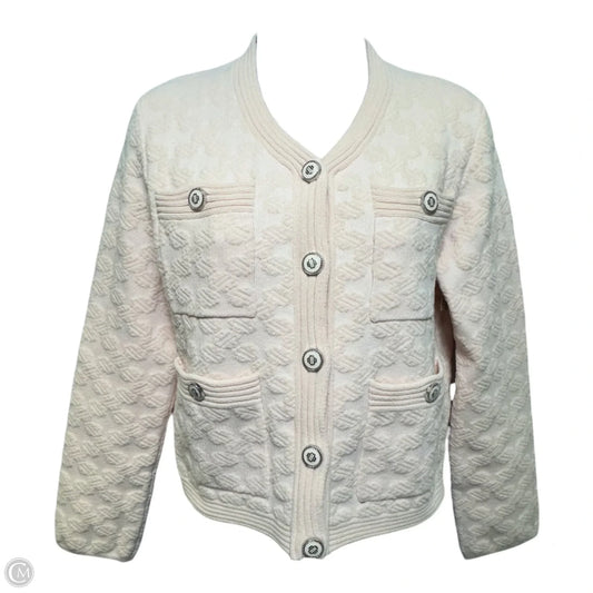 Madere Textured Cardigan
 By Maje In Pink, Size: S