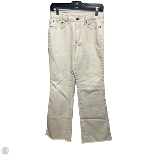 Jeans Flared By Future Collective In Cream, Size: 4