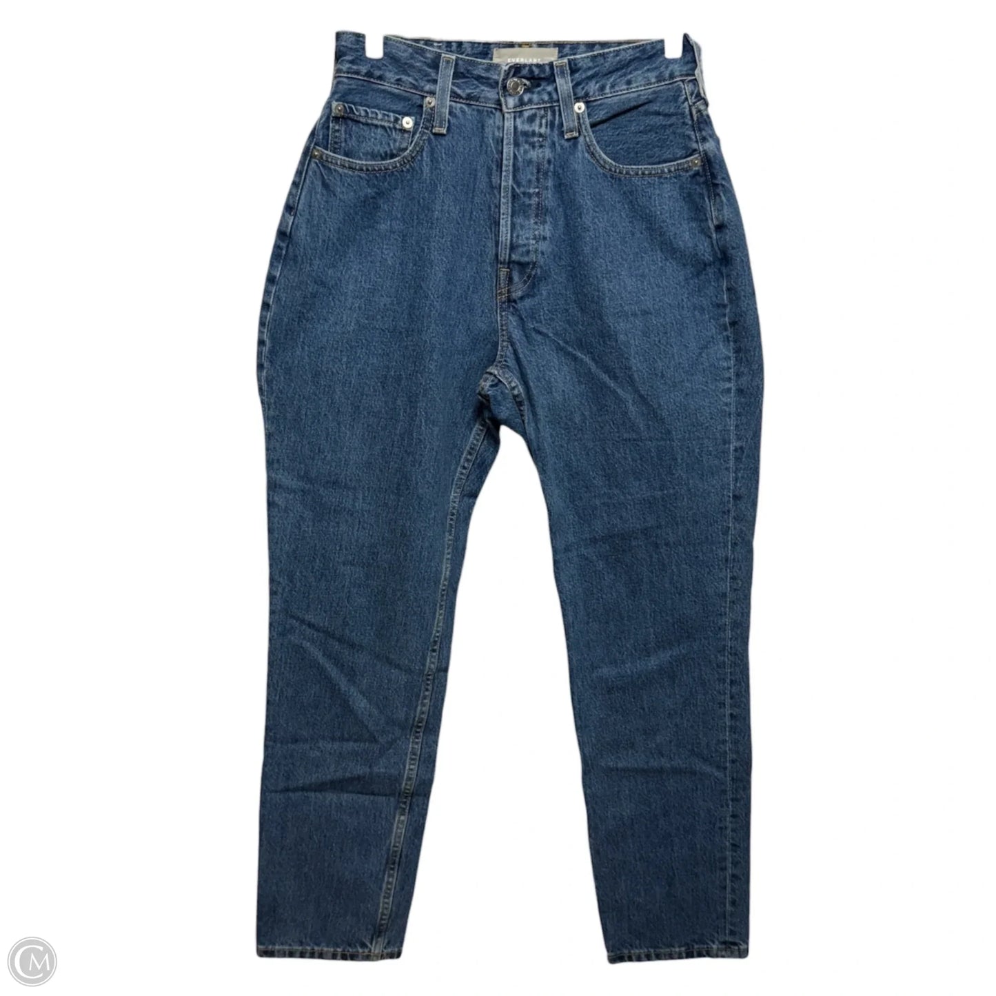 The Curvy 90’s Cheeky Straight Jeans By Everlane In Blue Denim, Size: 4