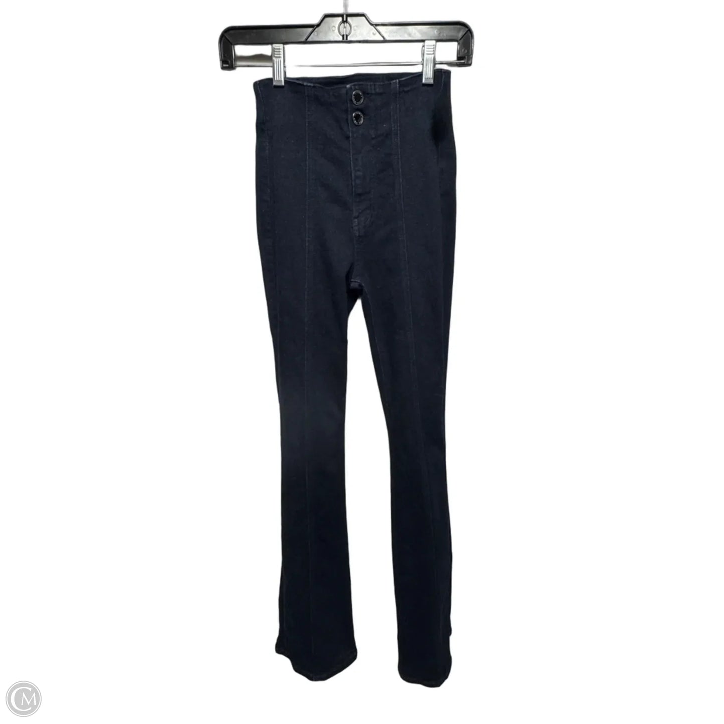 Beverly Skinny Flare Jean High Rise By Veronica Beard In Blue Denim, Size: 0/24