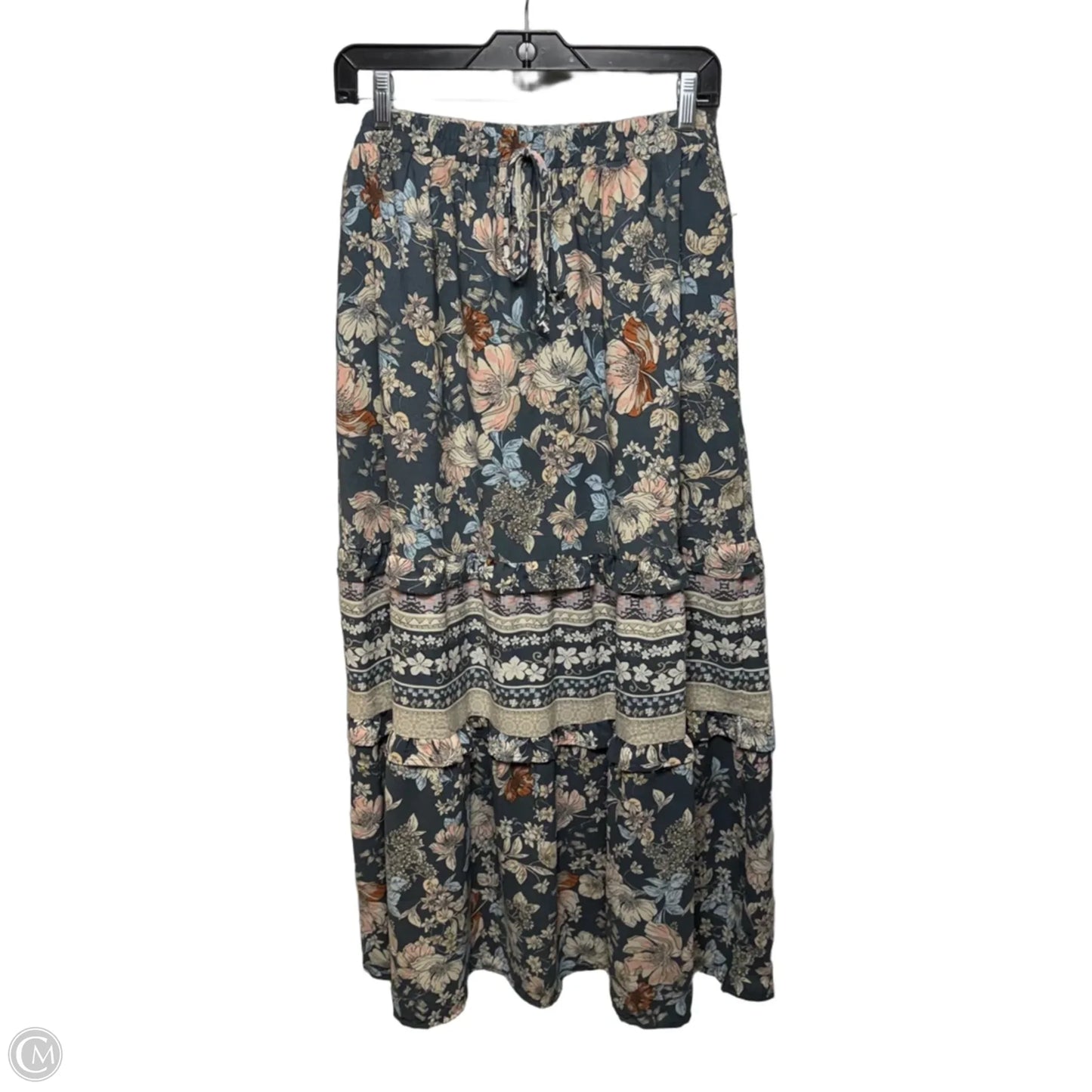 Skirt Maxi By Sienna Sky In Floral Print, Size: Xl