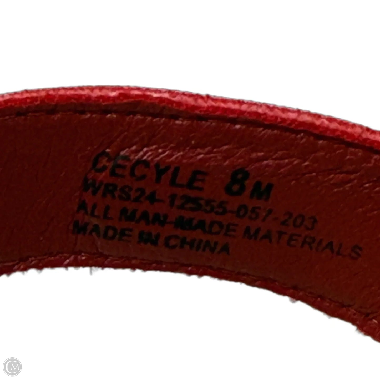 Sandals Heels Wedge By Bare Traps In Red, Size: 8