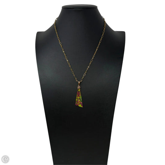 Asymmetric Trapezoid Pendant Necklace By Clothes Mentor