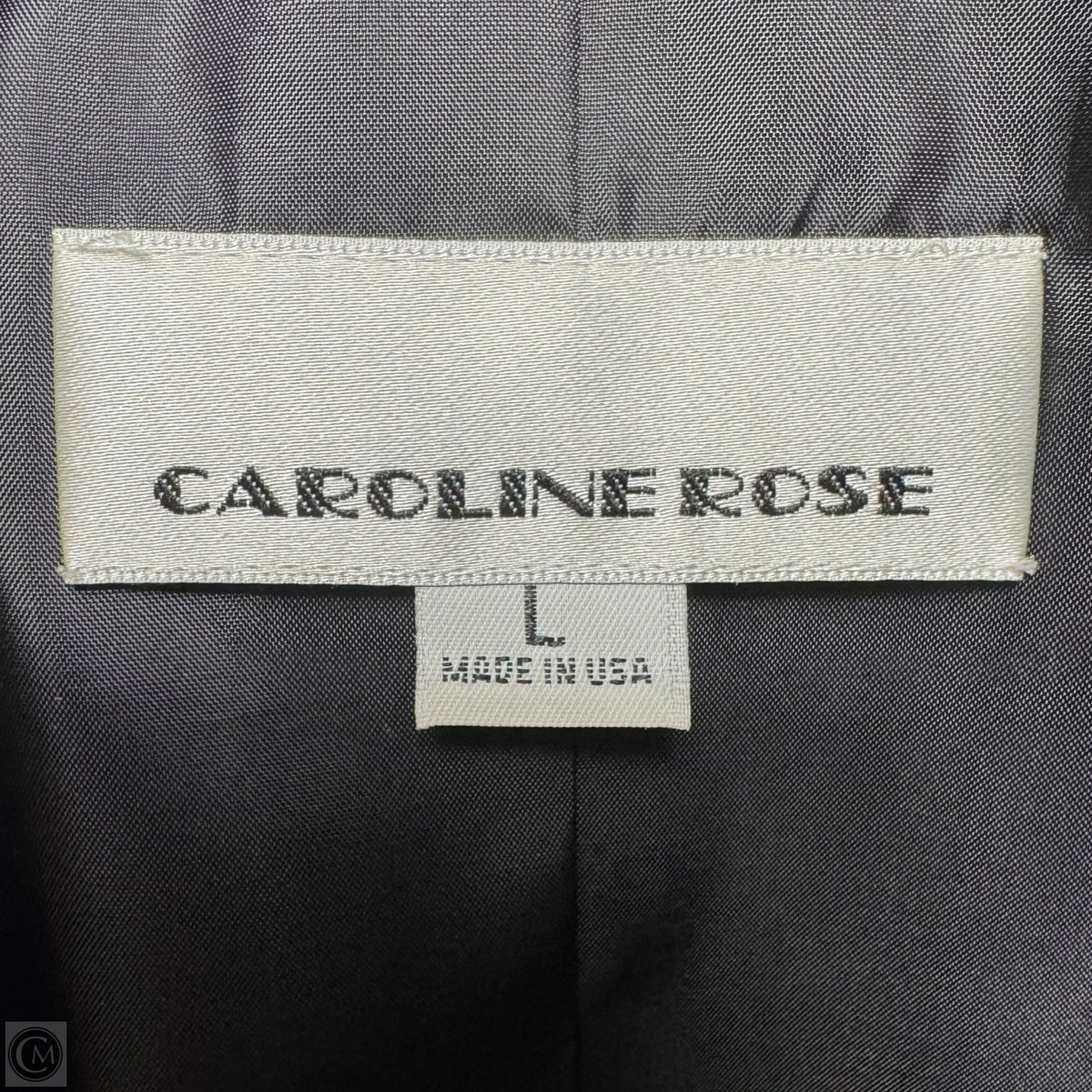 Coat Other By Caroline Rose In Brown/Black, Size: L