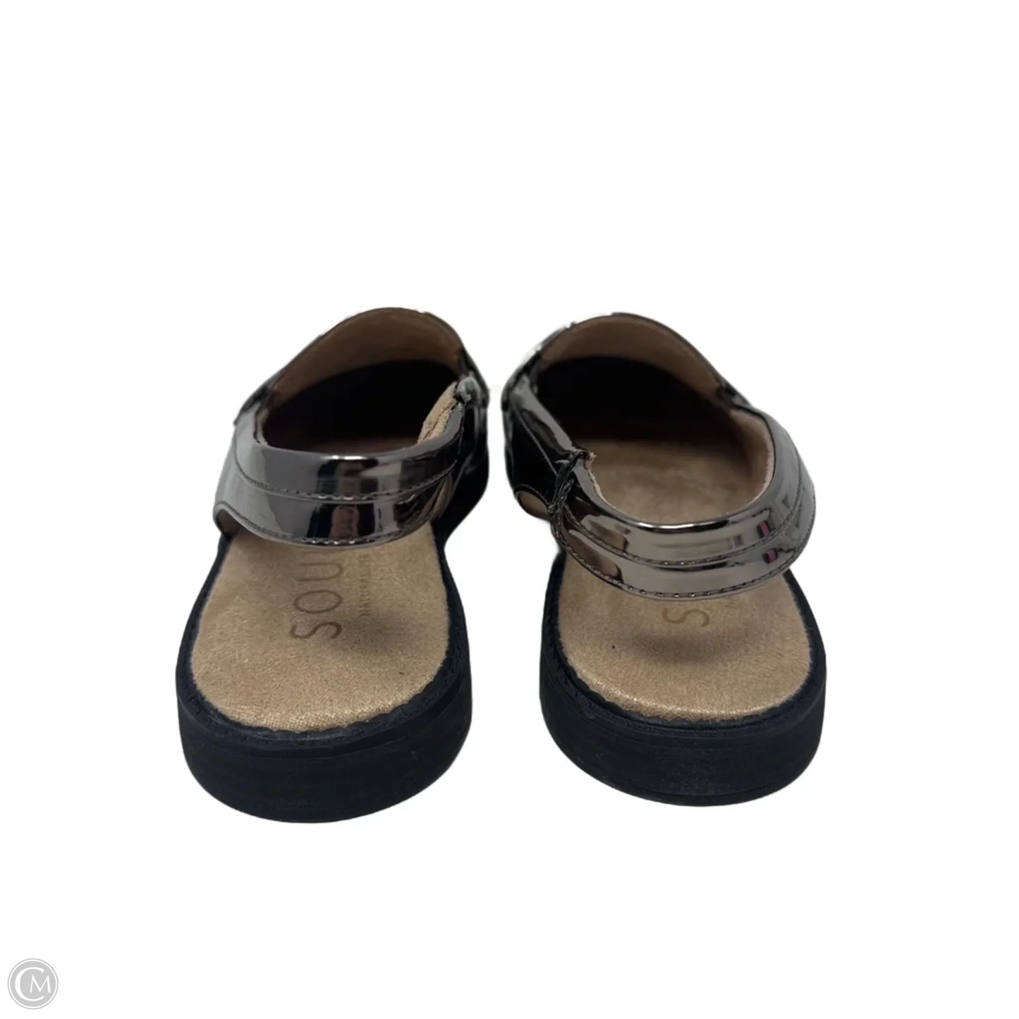 Metallic Slingback Loafers Shoes Flats By Naturalizer In Bronze, Size: 7