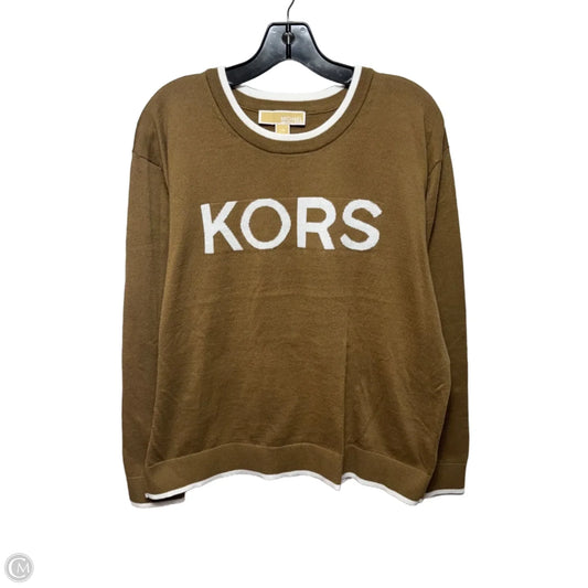 KORS Sweater By Michael By Michael Kors In Tan, Size: L