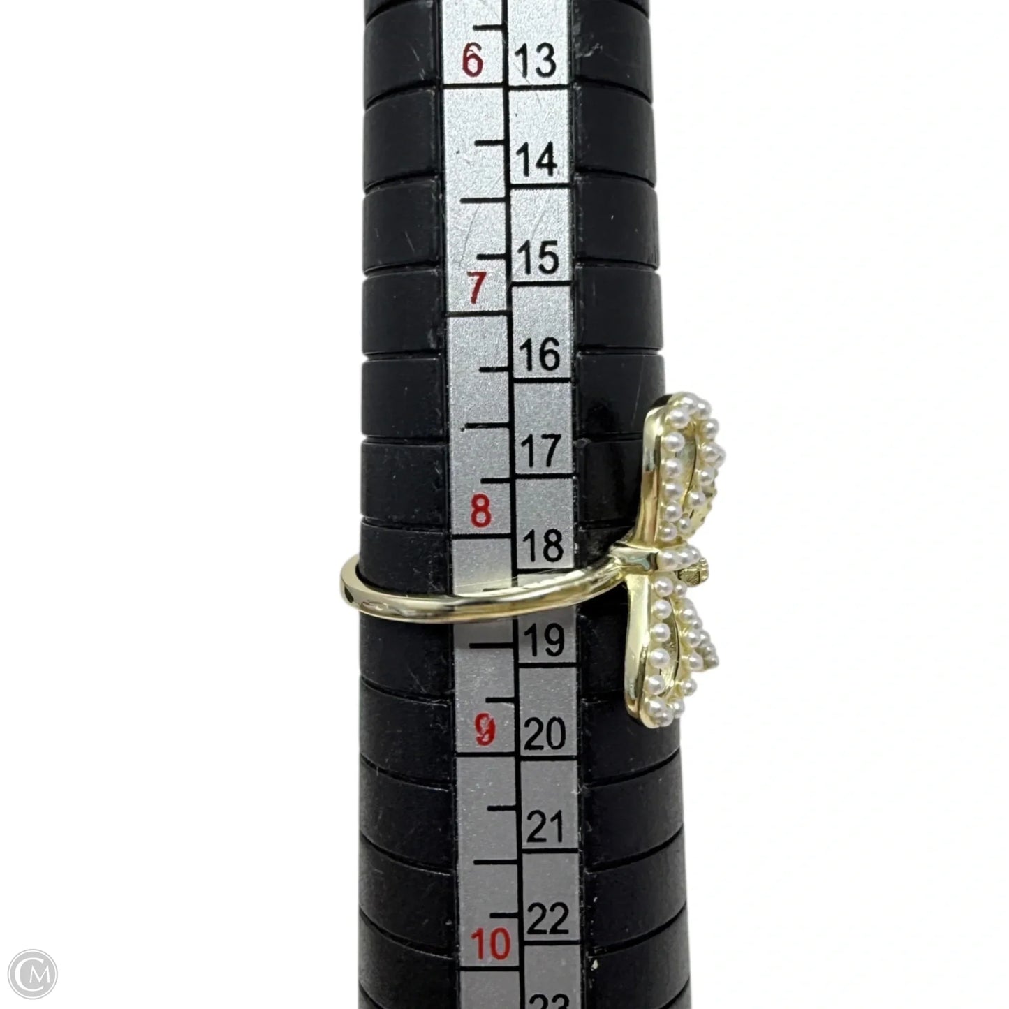 Gold Over Sterling Silver Adjustable Multi Bow Ring