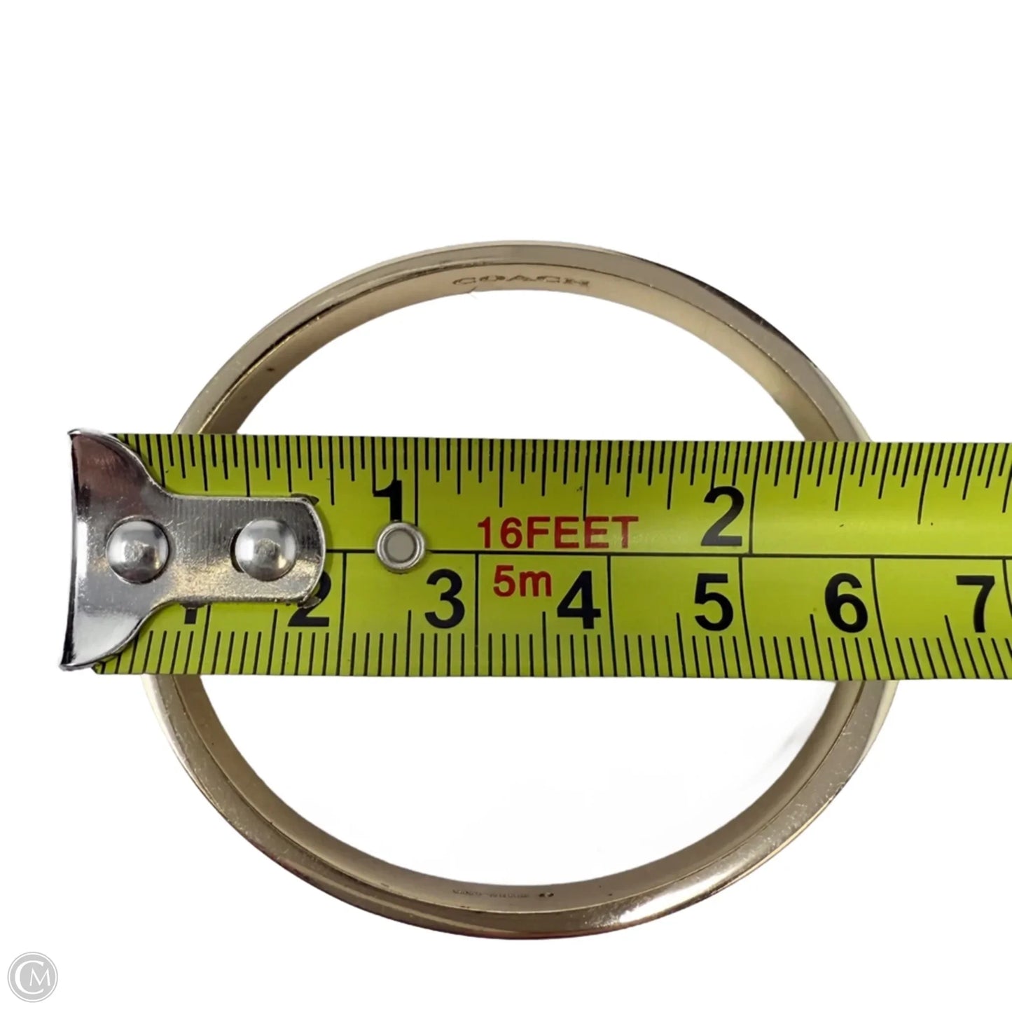 6 MM Signature Enamel Bangle Bracelet Designer By Coach
