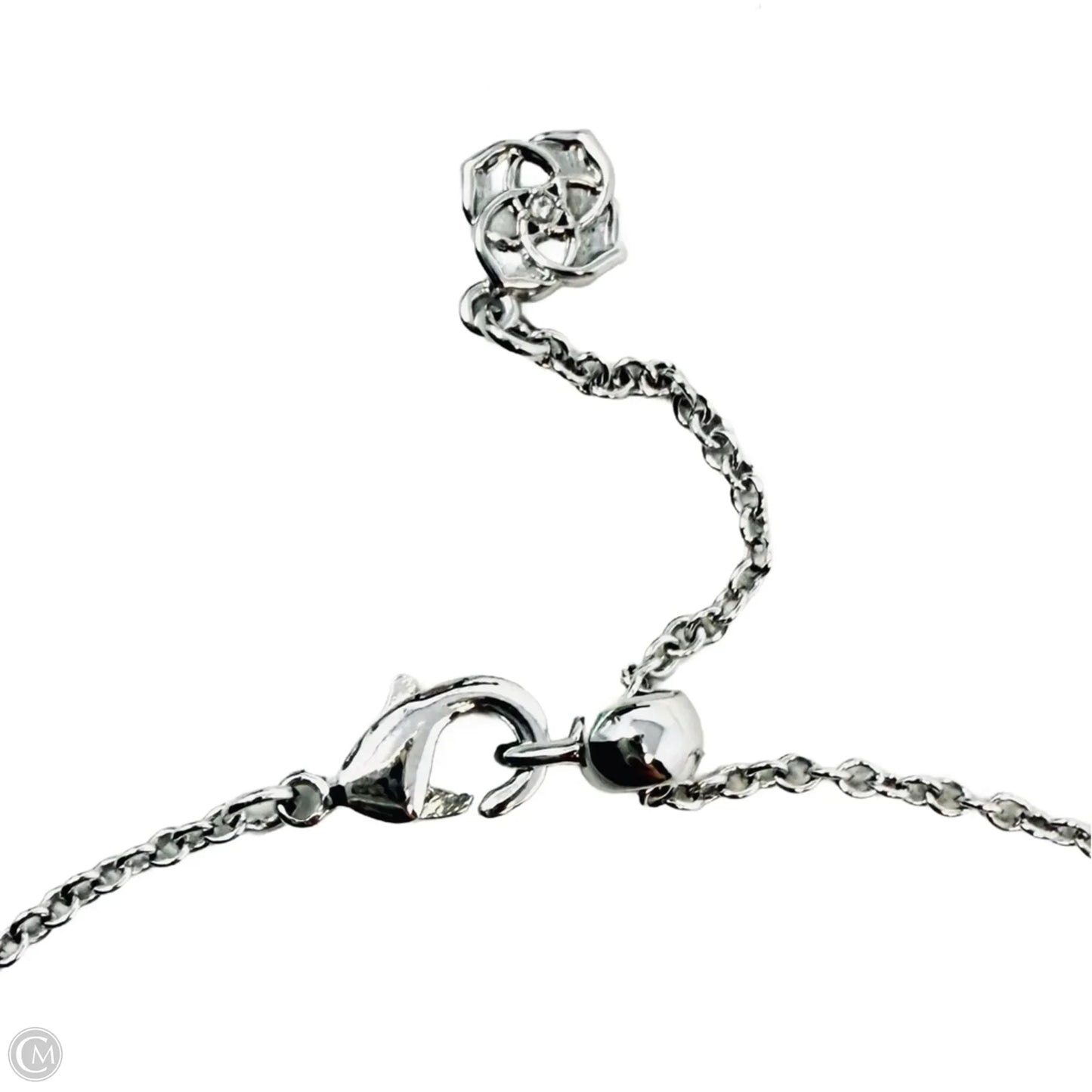 Haven Silver Heart Crystal Chain Bracelet By Kendra Scott