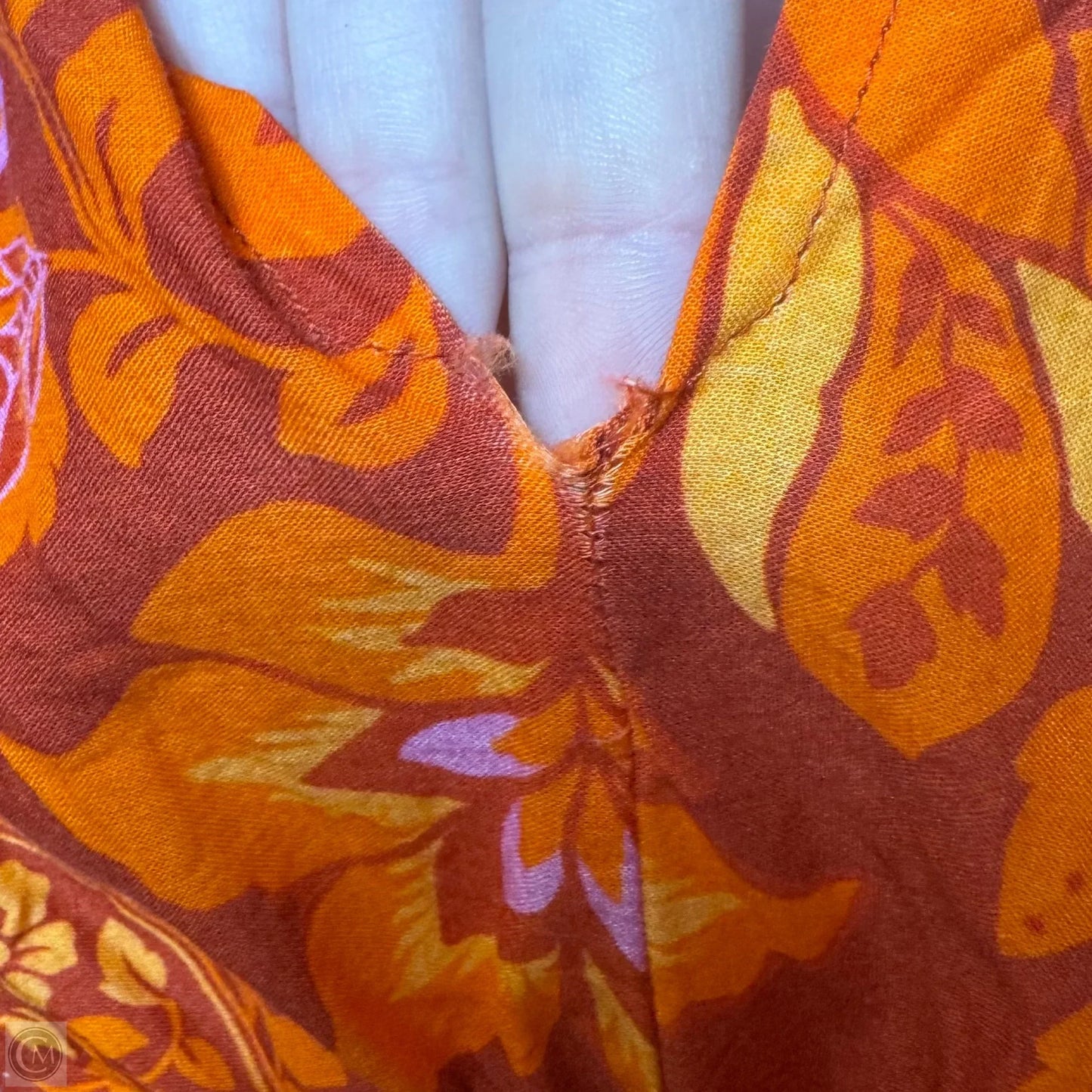 Combuco Cutout Maxi Dress By Farm Rio In Floral Print, Size: M