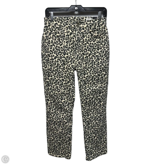 Jeans Boyfriend By Zara In Animal Print, Size: 4