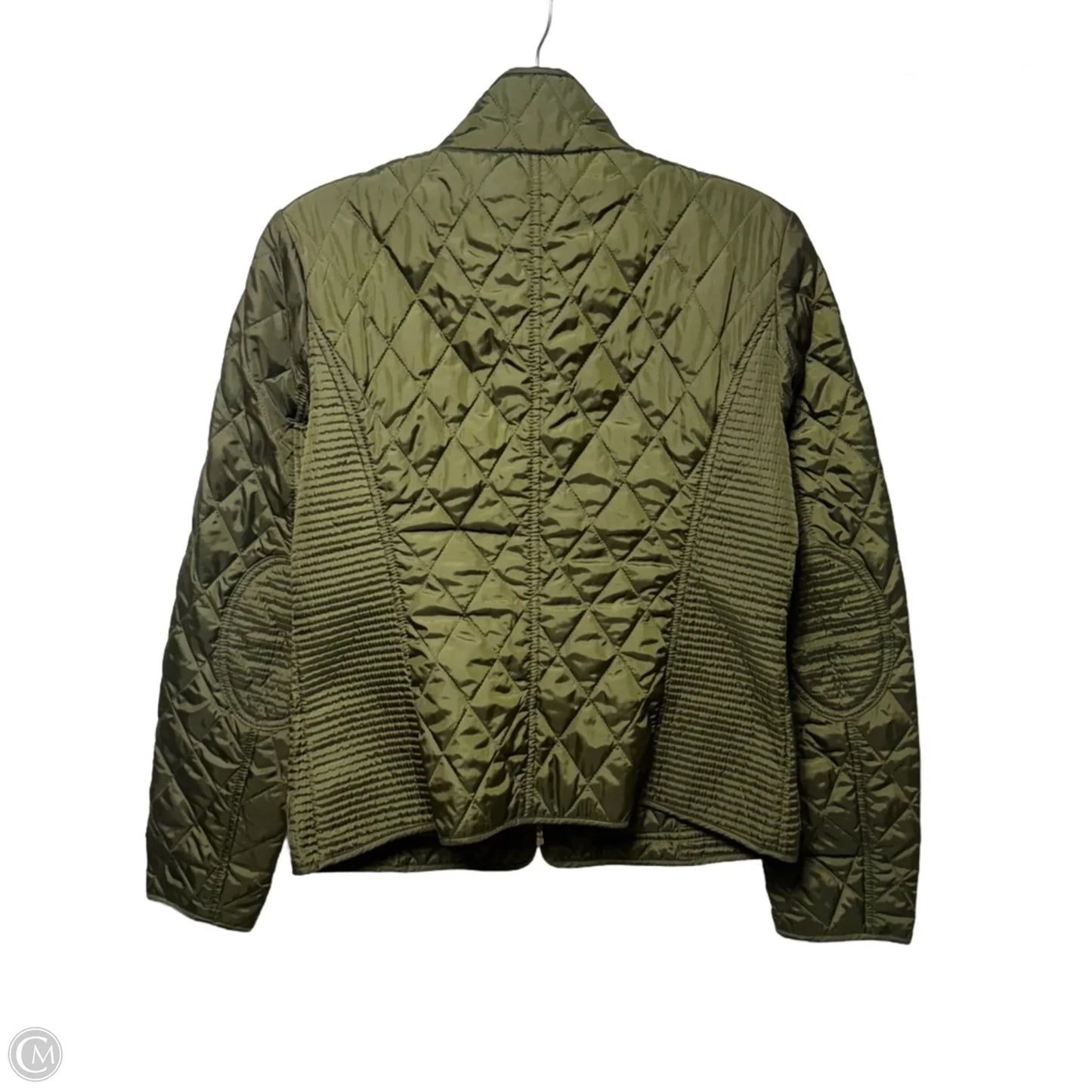 Jacket Puffer & Quilted By Banana Republic In Green, Size: S