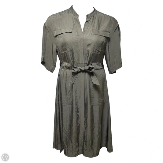 Luciana Midi Shirt Dress Designer By AllSaints In Green, Size: 8