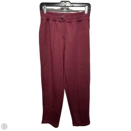 Athletic Pants By Spanx In Maroon, Size: S