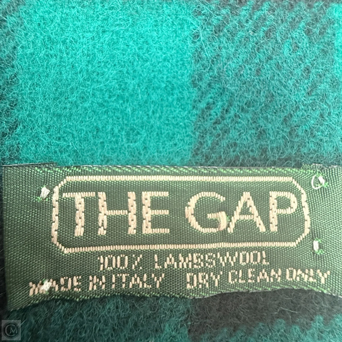 Lambswool Long Fringed Check Scarf By Gap