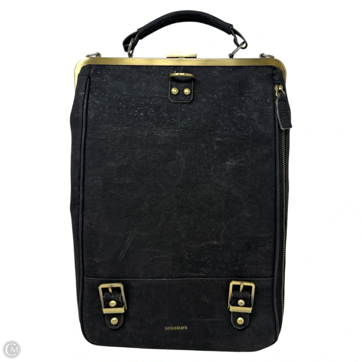 Bobobark Convertible Leather Bag By Laflore Paris, Size: Medium
