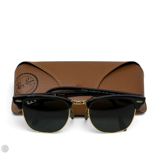 Clubmaster Sunglasses Designer By Ray Ban, Size: