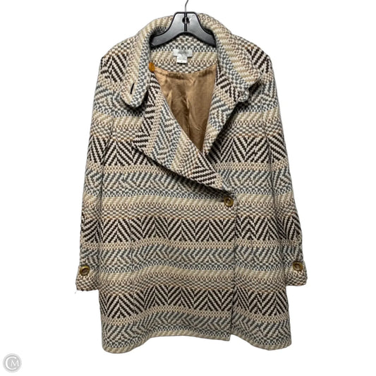Wool Blend Coat By Ailanto In Multi-colored, Size: M