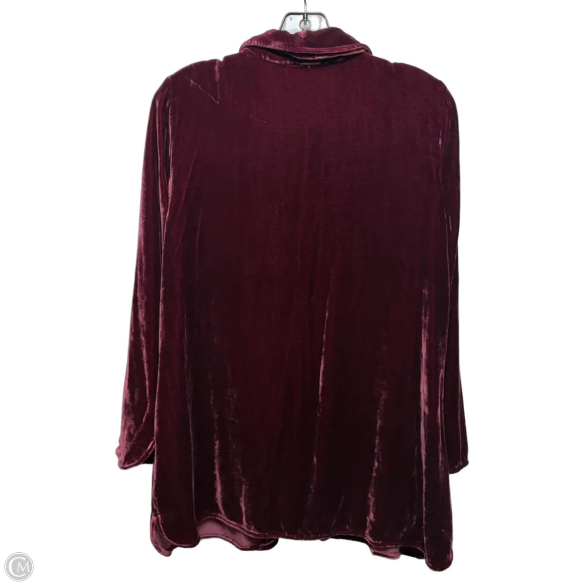 Top Long Sleeve By Soft Surroundings In Maroon, Size: M