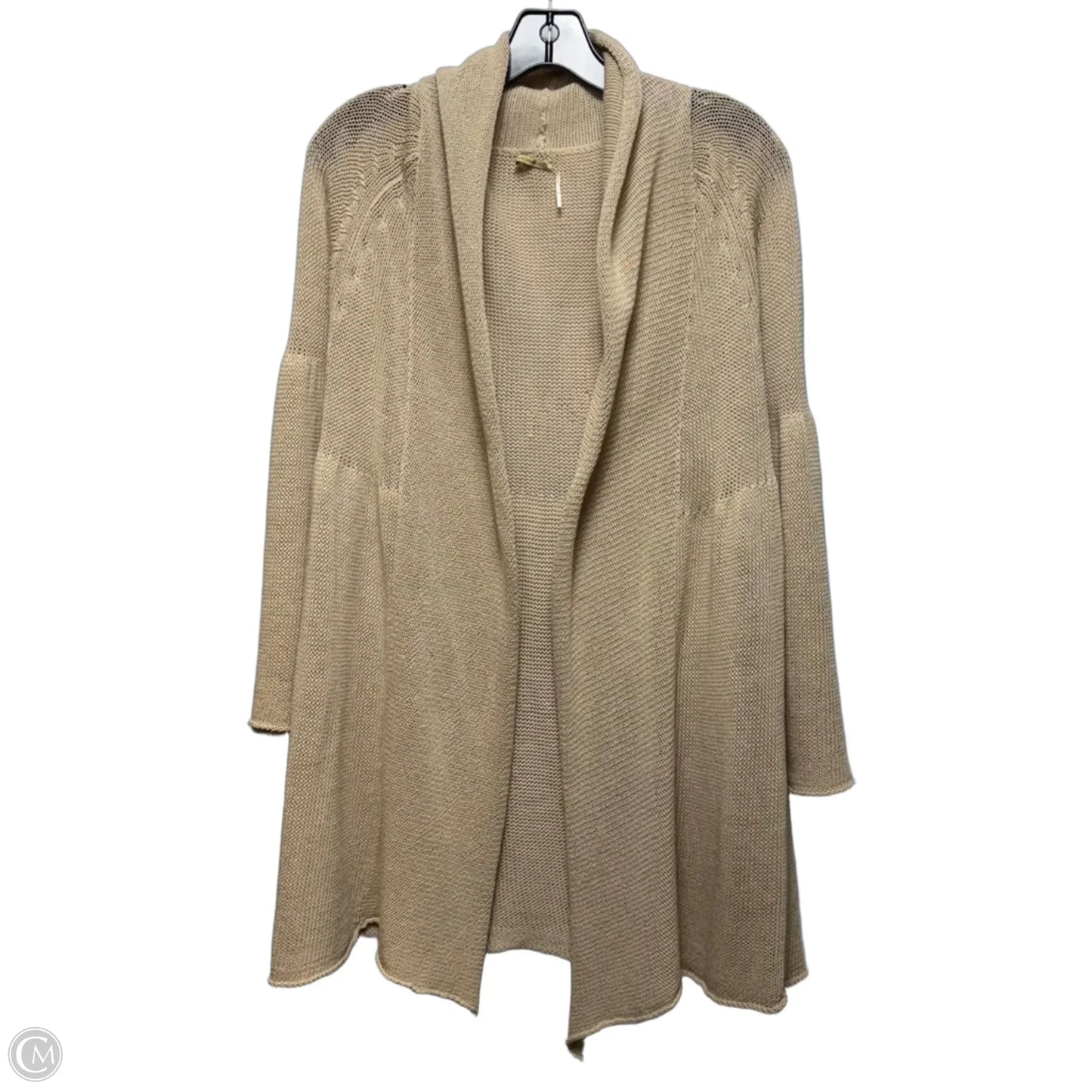 Sweater Cardigan By Max Studio In Tan, Size: S