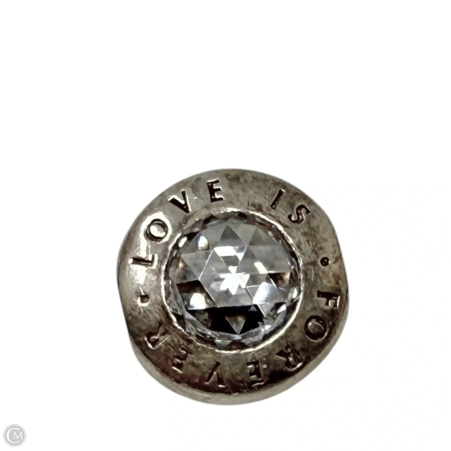 Sterling Silver & CZ Love is Forever Charm By Pandora