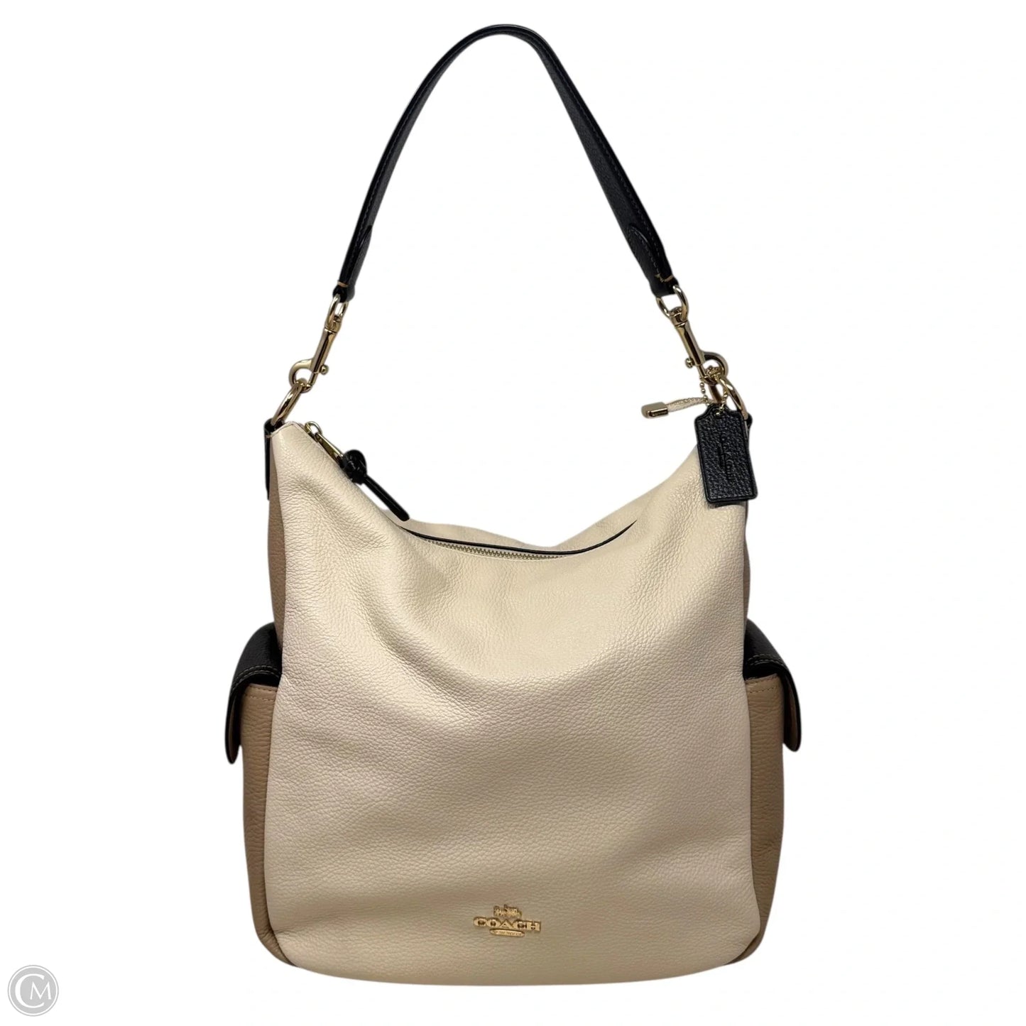 Pennie Colorblock Shoulder Bag Designer By Coach, Size: Medium