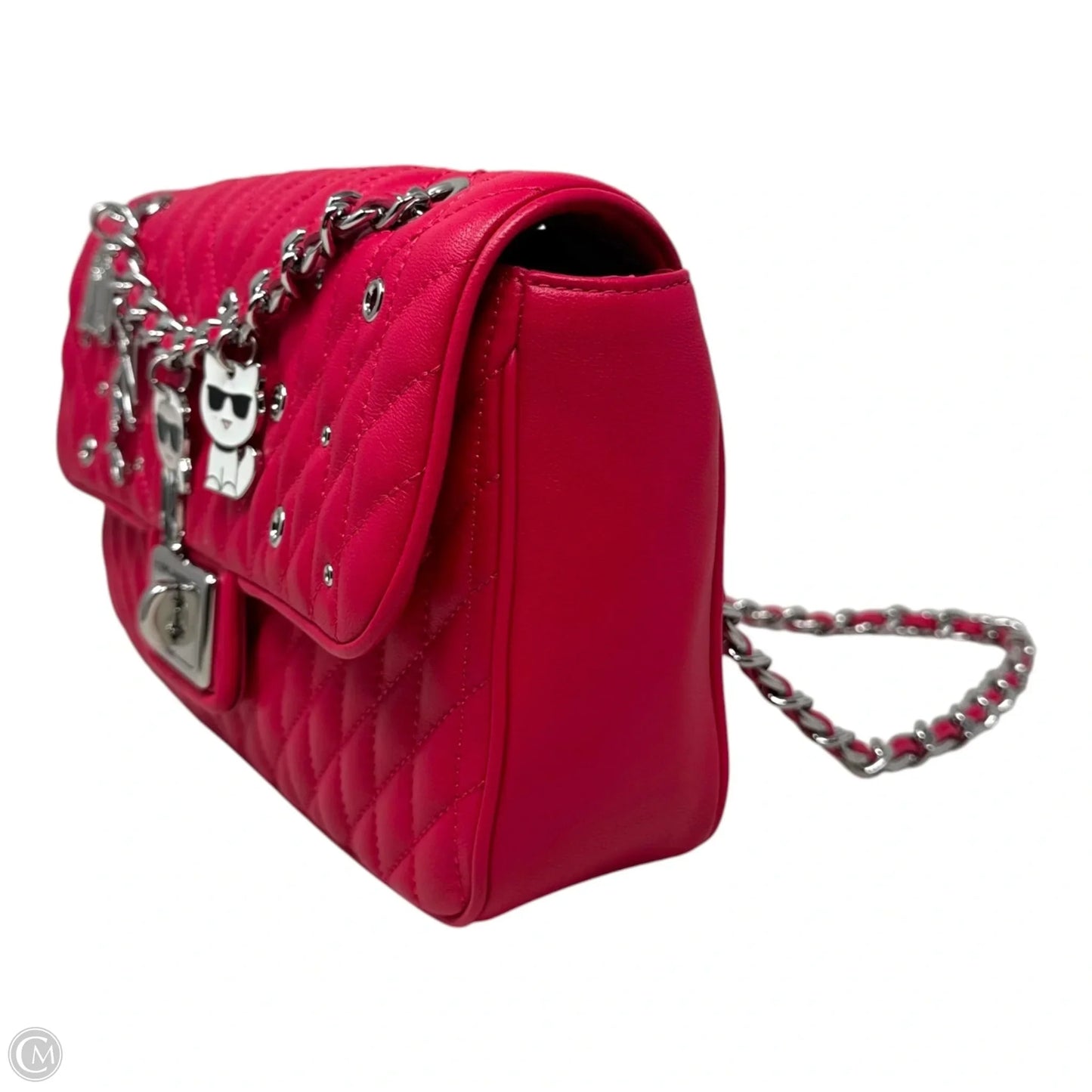 Lafayette Quilted Handbag Designer By Karl Lagerfeld, Size: Medium