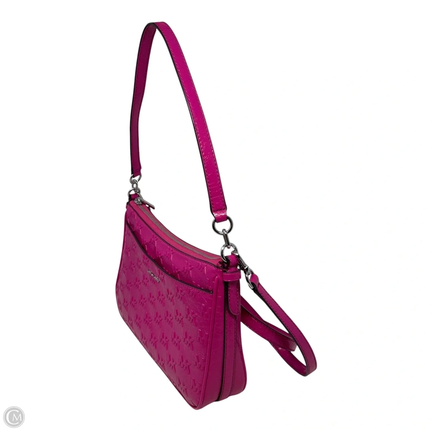 Jet Set Patent Debossed Handbag By Michael By Michael Kors, Size: Small