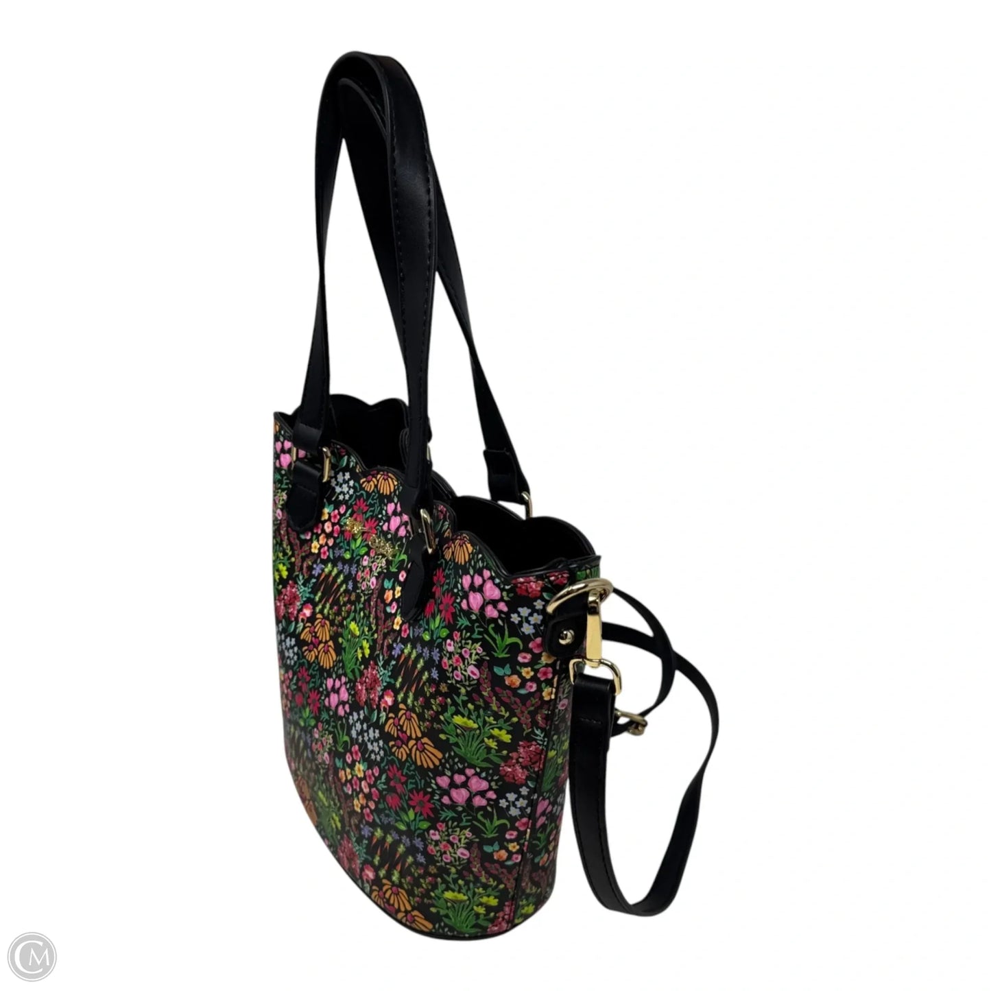 Scallop Satchel Handbag By Betsey Johnson, Size: Small