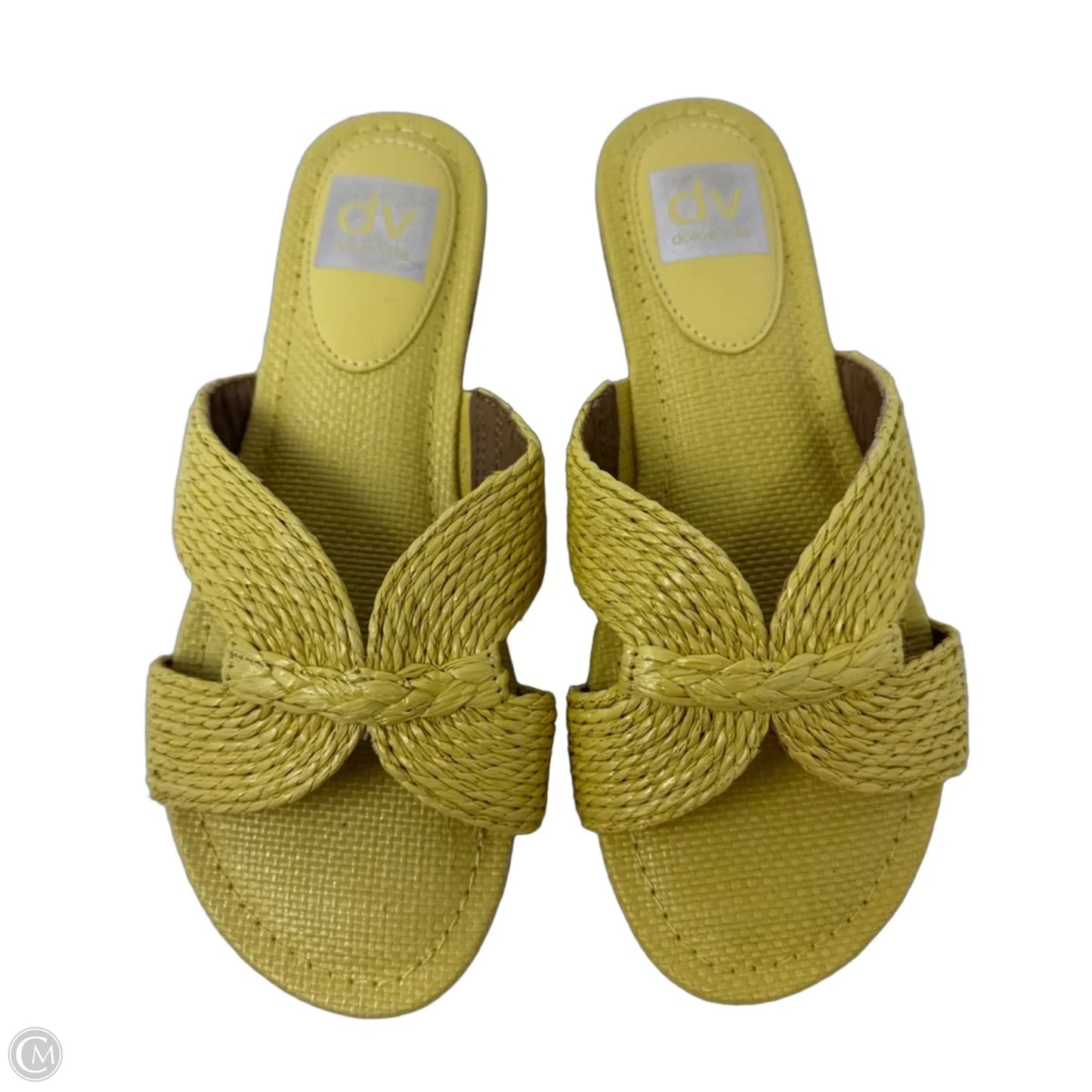 Geeya Sandals Flats By Dolce Vita In Yellow, Size: 7.5