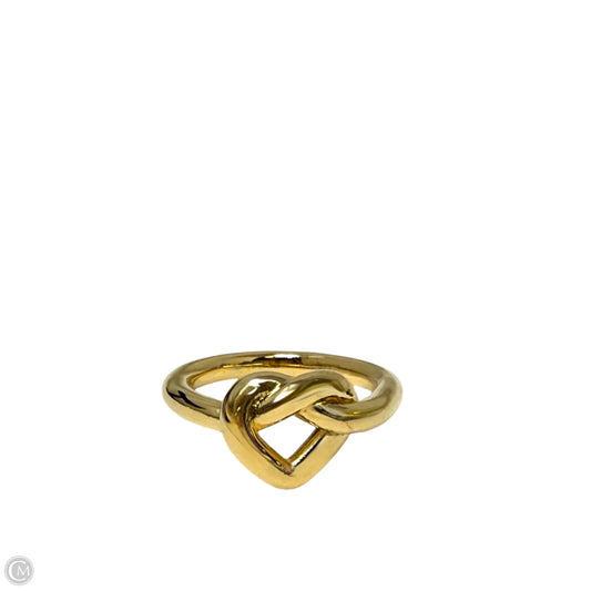 Bronze Love Knot Heart Ring  By Dyadema Italy