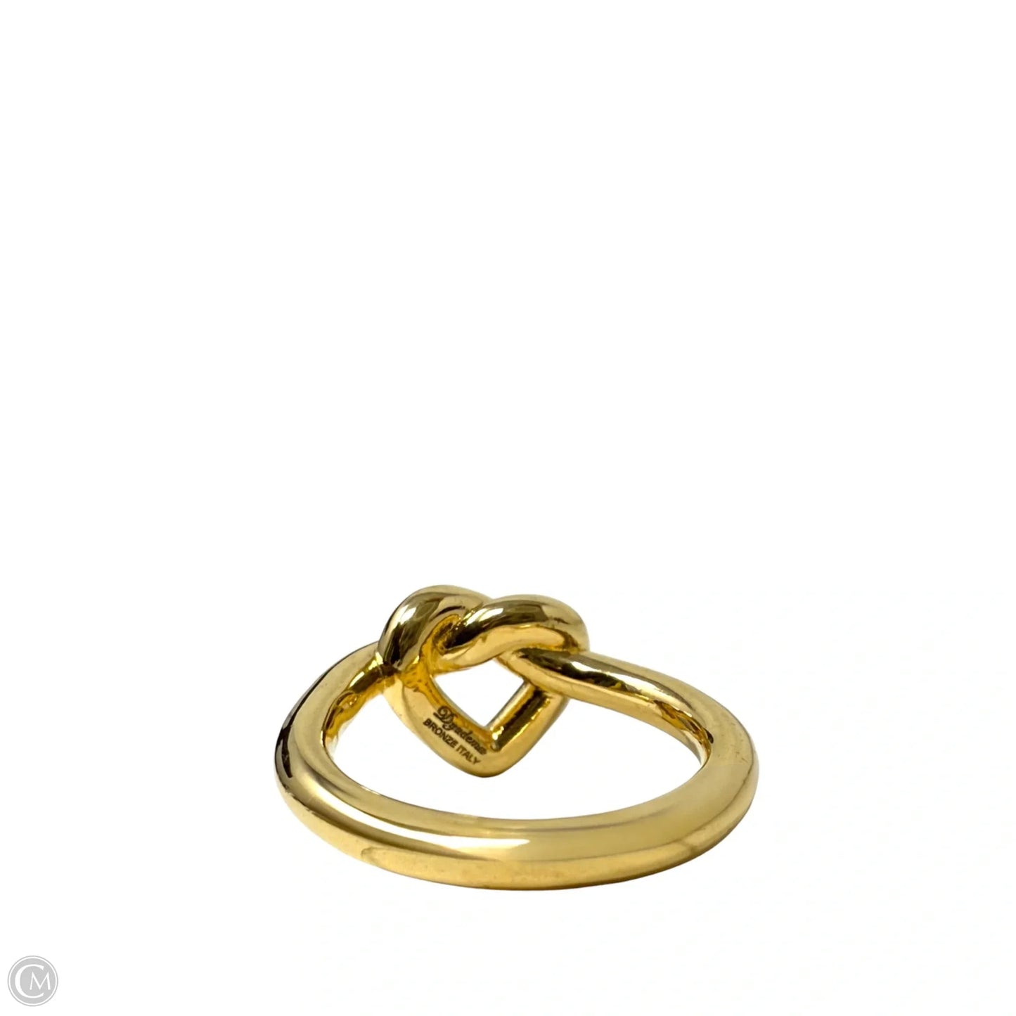 Bronze Love Knot Heart Ring  By Dyadema Italy