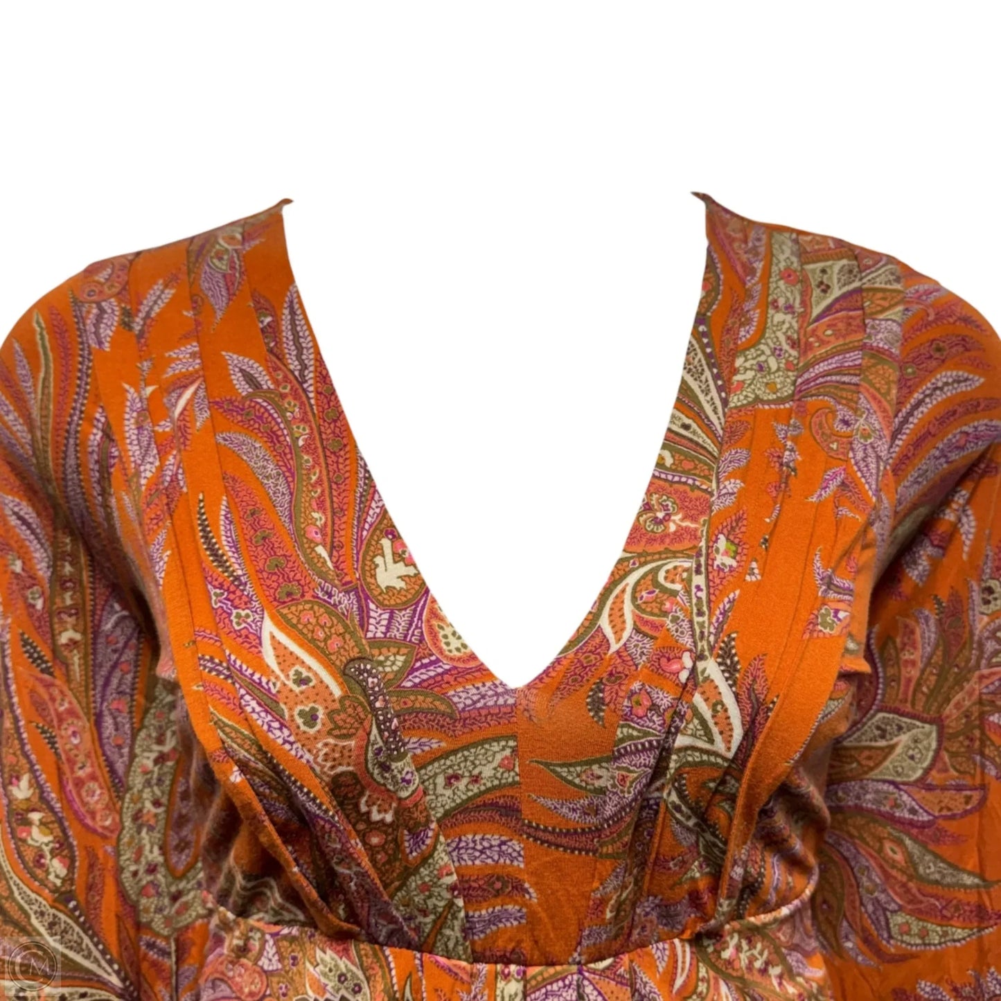 Top Long Sleeve By Etro In Paisley Print, Size: 14 (46)