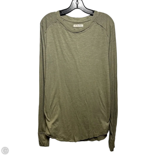 Top Long Sleeve By We The Free In Green, Size: Xs