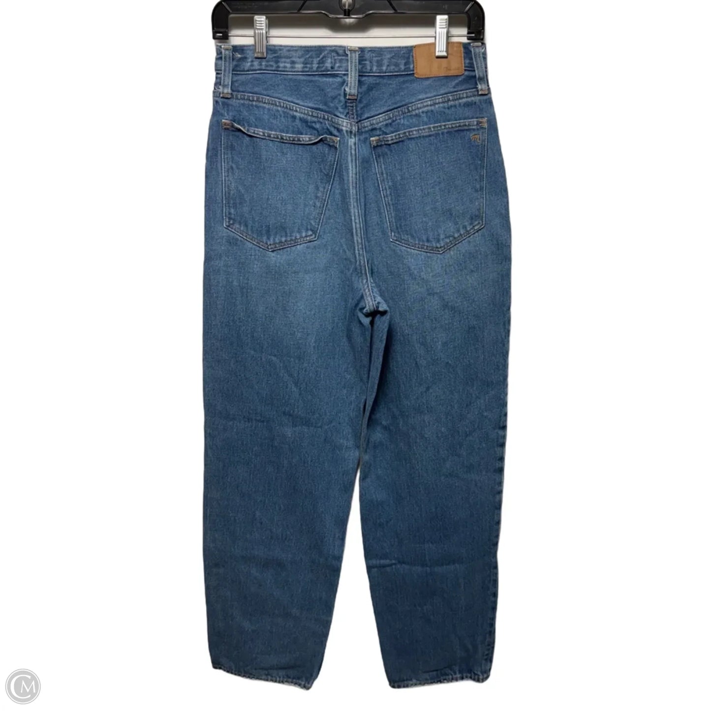 Baggy Straight Jeans By Madewell In Blue Denim, Size: 4/27