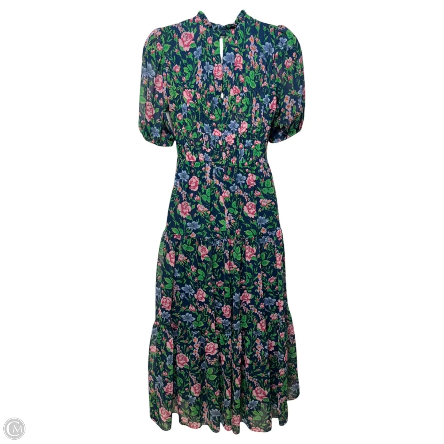 Dress Designer By Diane Von Furstenberg In Floral Print, Size: 00