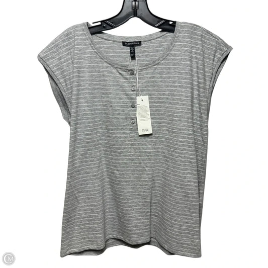 Top Sleeveless By Eileen Fisher In Striped Pattern, Size: M
