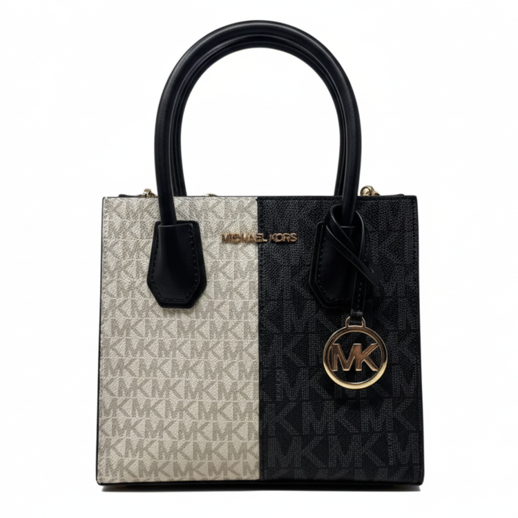 Mercer Two Tone Handbag By Michael By Michael Kors, Size: Small