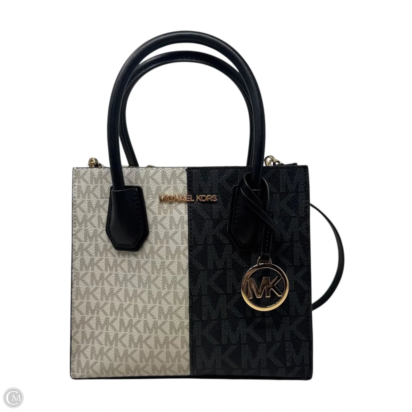 Mercer Two Tone Handbag By Michael By Michael Kors, Size: Small
