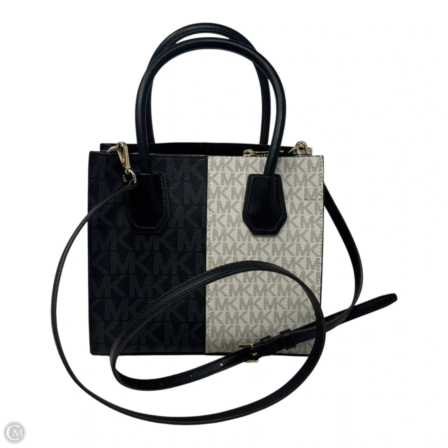 Mercer Two Tone Handbag By Michael By Michael Kors, Size: Small