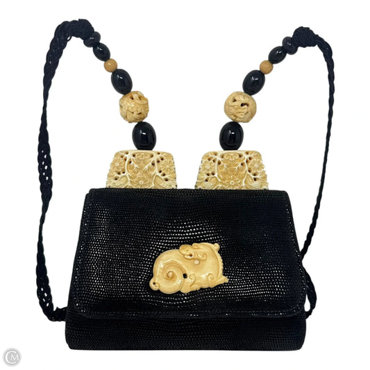 Vintage Carved Bead Handbag By Rafael Sanchez, Size: Small