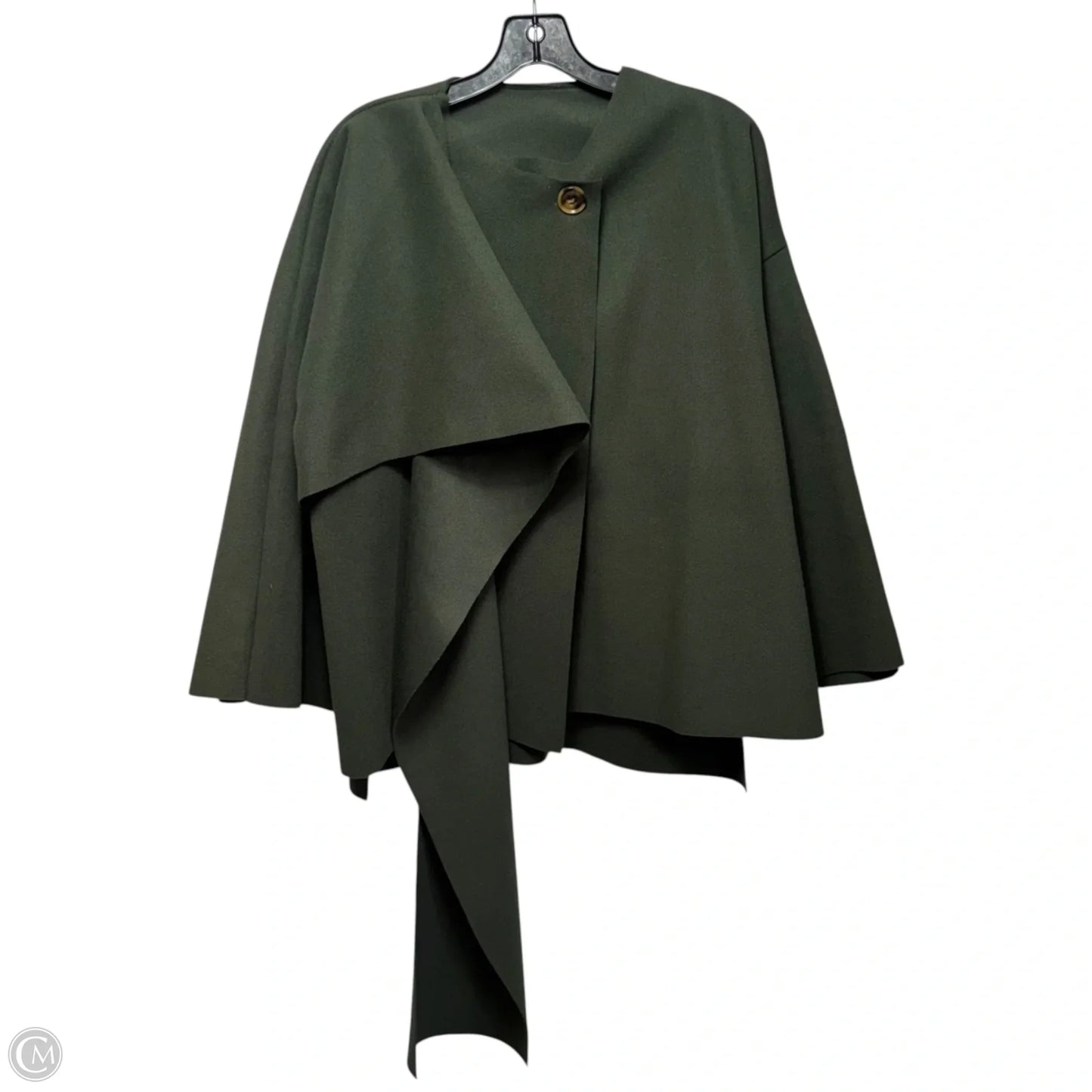 Wrap Neck Poncho Unbranded In Green, Size: Osfm