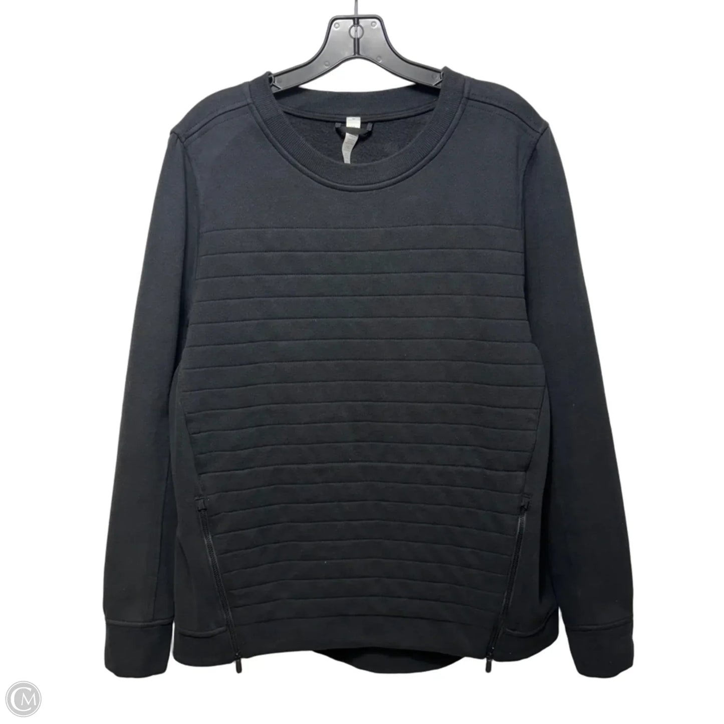 Athletic Sweatshirt By Lululemon In Black, Size: 12
