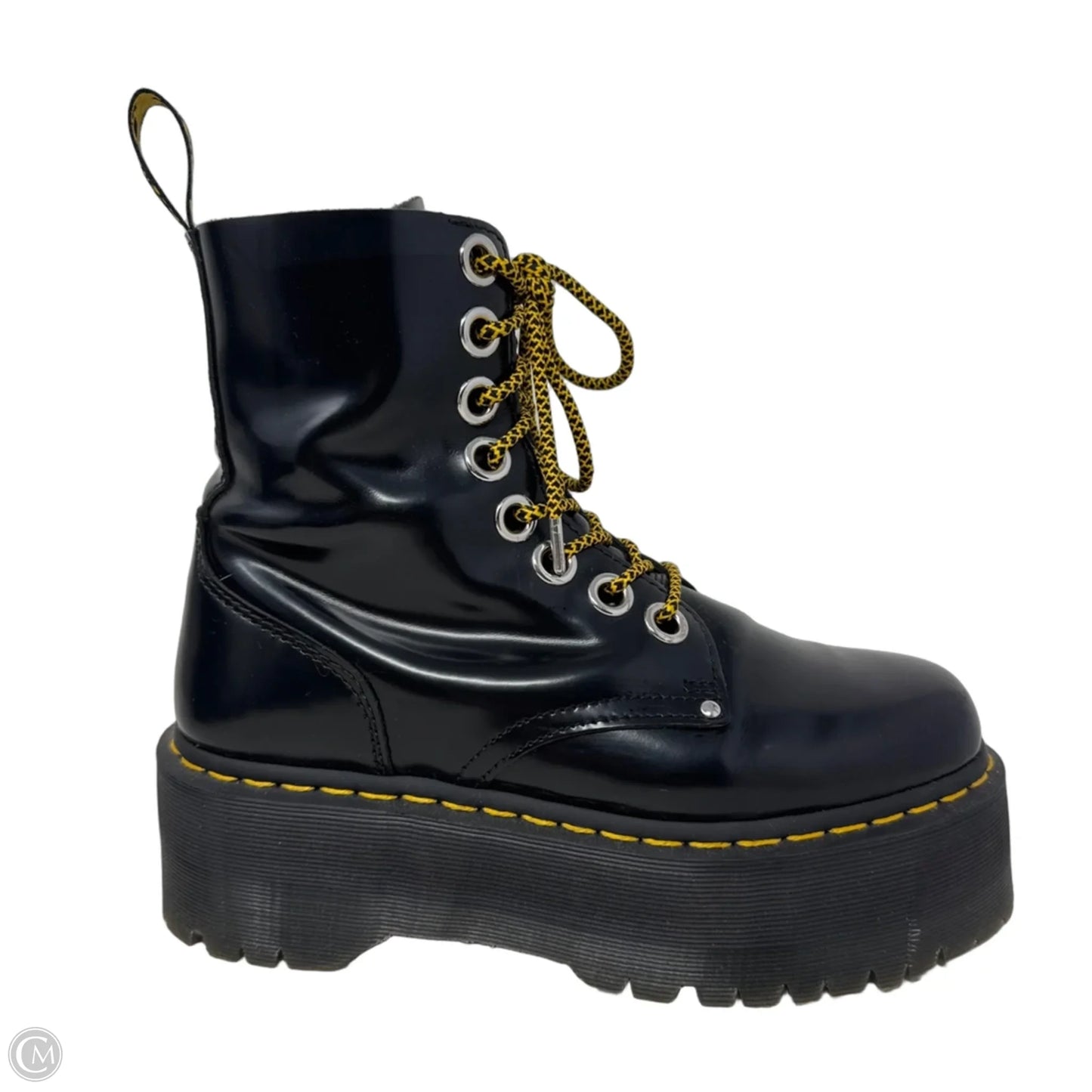 Jadon Max Platform Boots By Dr Martens In Black, Size: 8