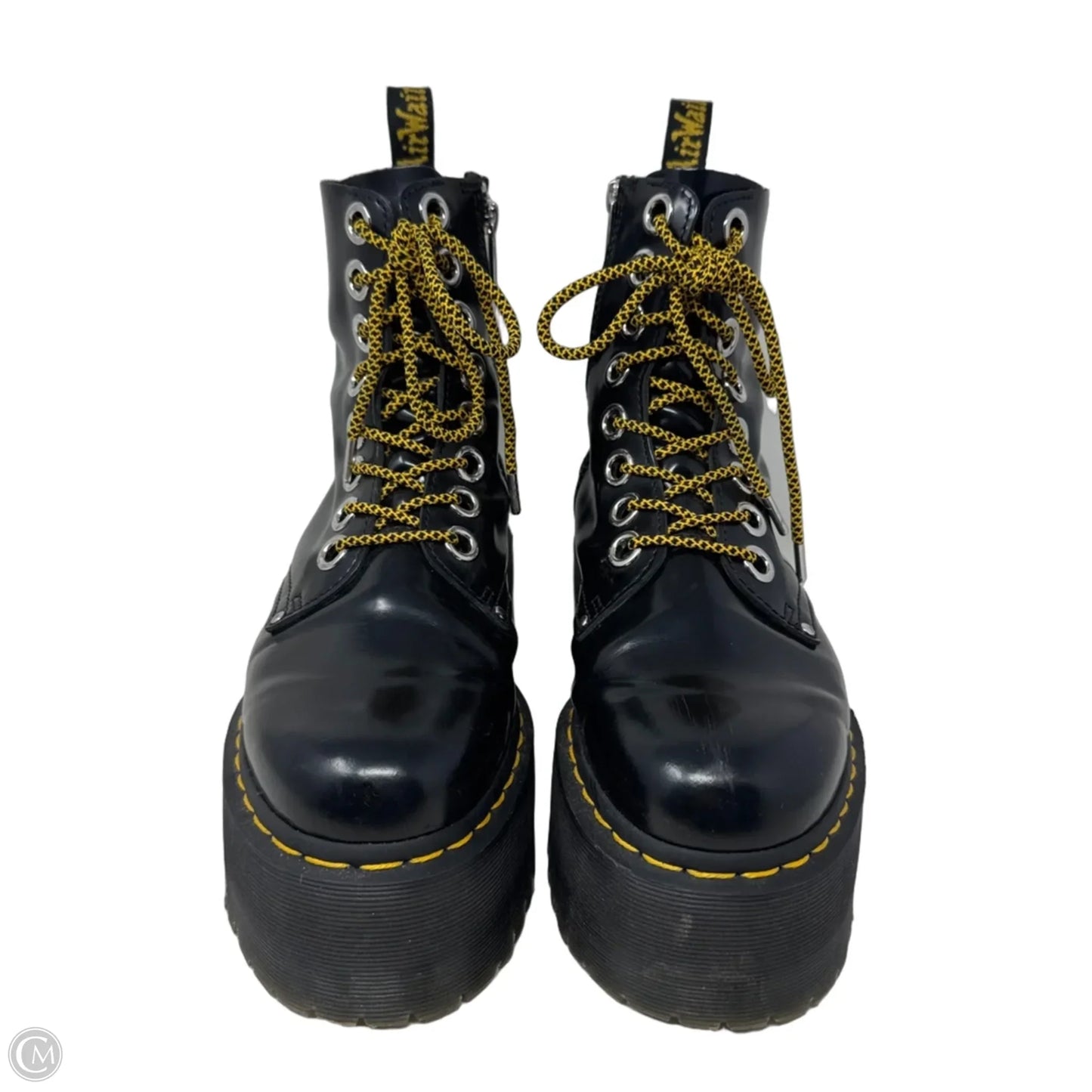Jadon Max Platform Boots By Dr Martens In Black, Size: 8