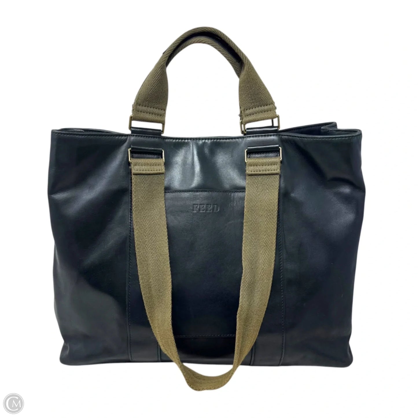 Leather Work Bag By Feed, Size: Large